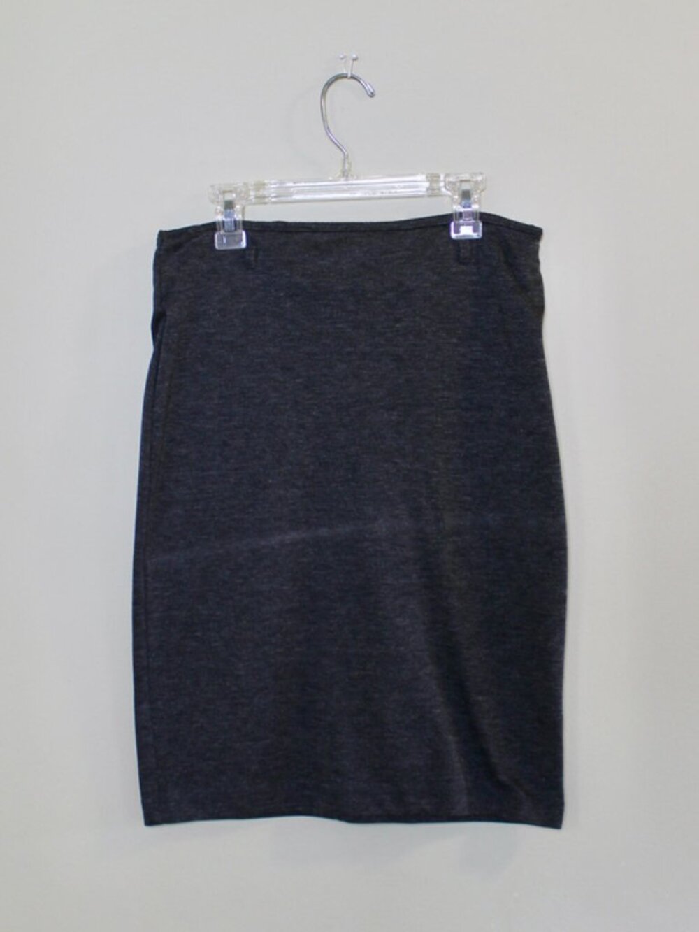 Classic Charcoal Pencil Skirt - Women's